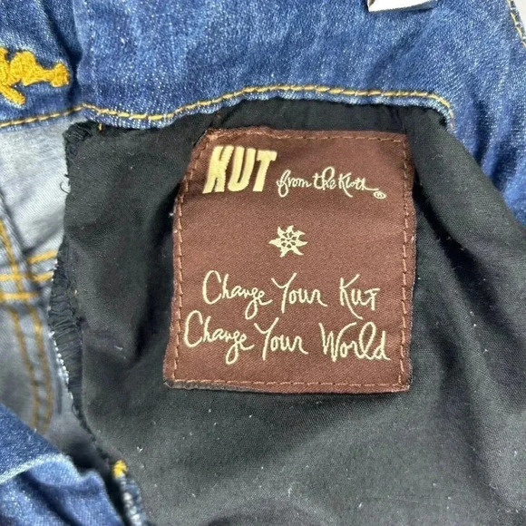 Kut from Kloth Size 10 Jeans Drawstring Loose Fit Casual Cropped - Picture 9 of 12